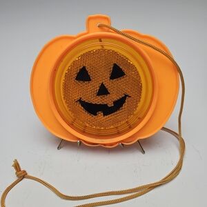Halloween Safety Reflective Necklaces Orange Pumpkin Decorations Loomco LOT 10